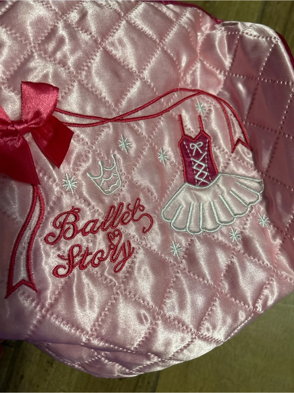 Capezio Pink Quilted Ballet Bag